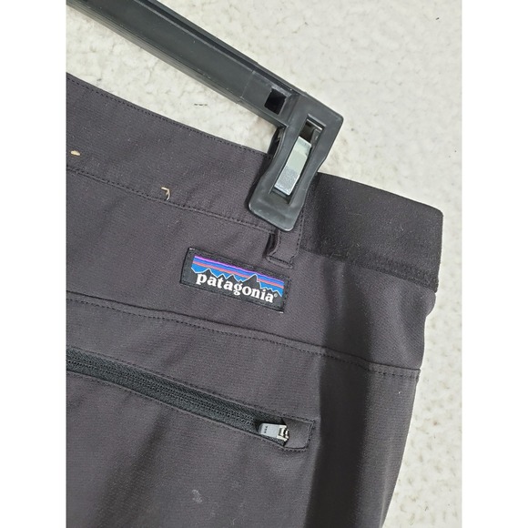 Patagonia Terravia Trail Pants Mens 36 (34x29.5) Gray Slim Stretch Zip Cufffs - Picture 6 of 15